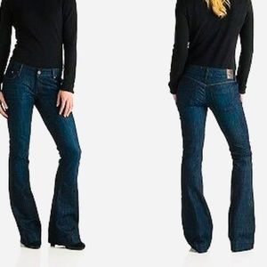 New Dylan George Jane flare dark blue jean size 26